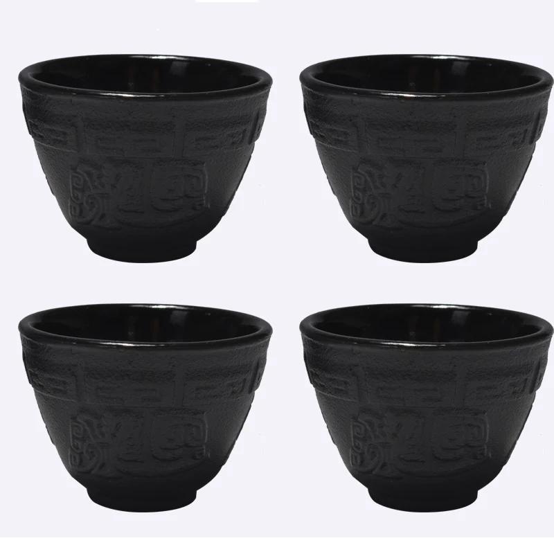 

Genuine Japanese Cast Iron Teacups Set Tea Cup Cups Drinkware 70ml Chinese Handmade Kung Fu Coffee Tools Top-grade Health Care