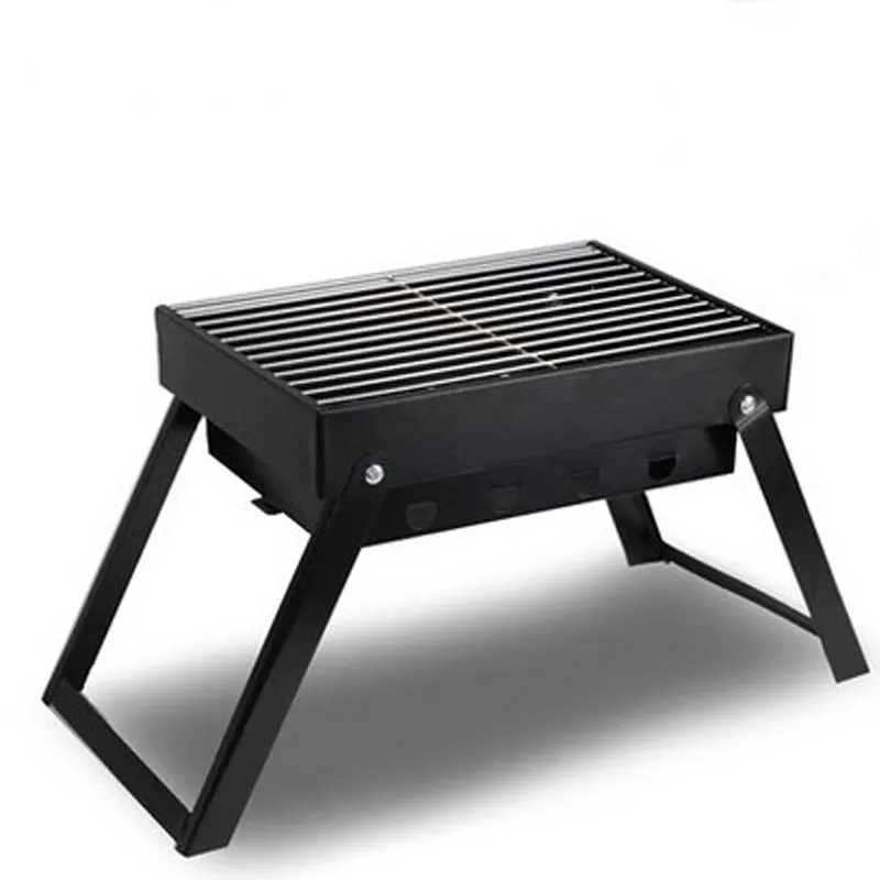 

Portable Stainless Steel Bbq Grill Folding Bbq Grill Mini Pocket Bbq Grill Barbecue Accessories For Home Park