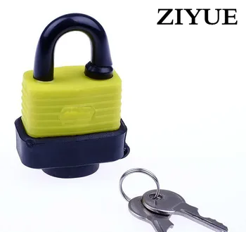 

Free Shipping 30mm Waterproof Weatherproof Strong Padlock with Key Tooth Rubber Keyed PadLock for Entry Door Warehouse
