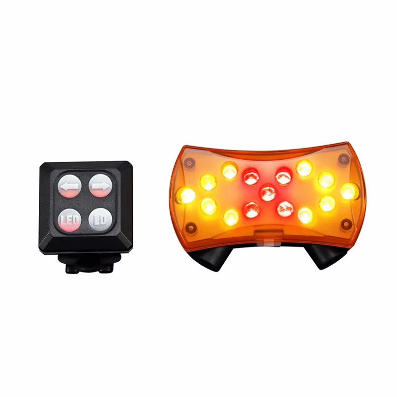 

New Wireless Control Turn Signal Light USB Rechargeable Bicycle Taillight LED Lamp Waterproof MTB Road Bike Light #2M18