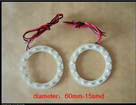 2pcs-x-60mm-Angel-Eyes-15-SMD-LED-Ring-Car-Light-White-New (1)