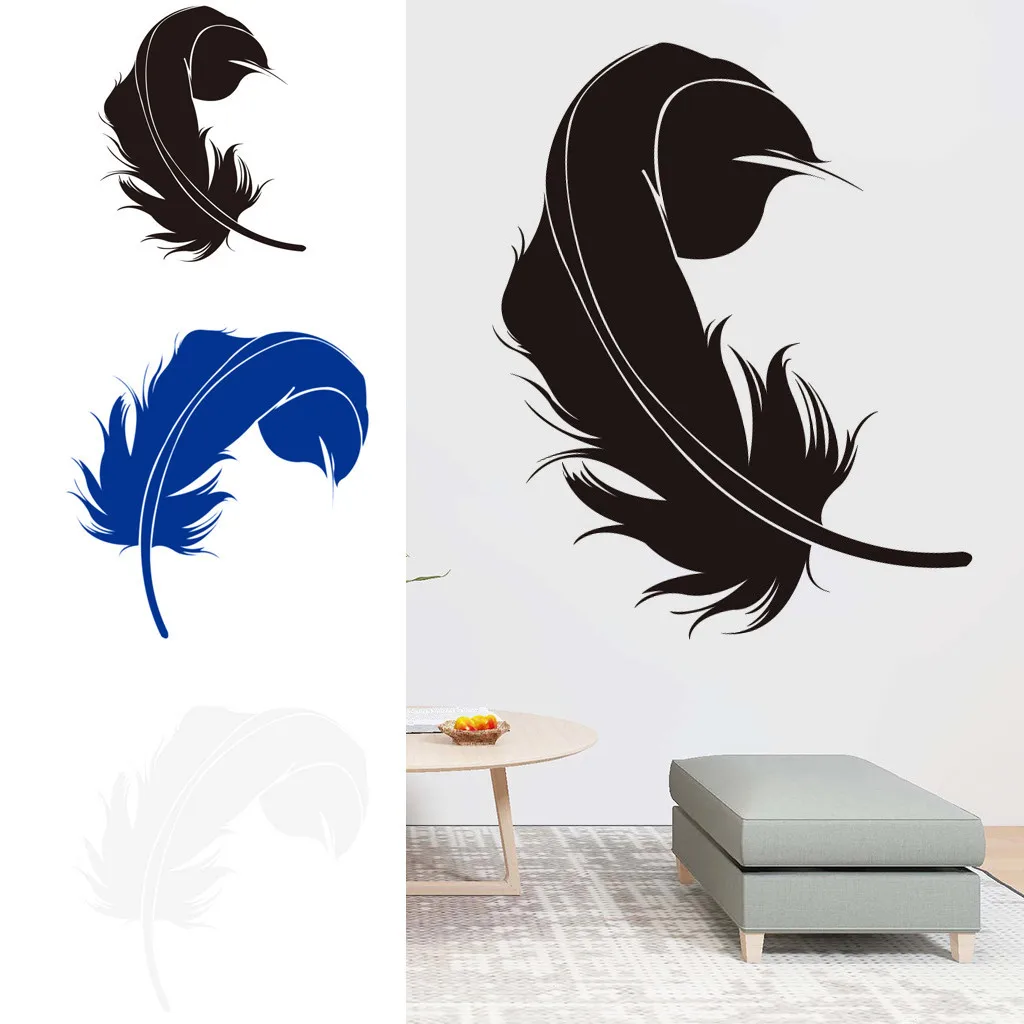 

DIY Bird Feather Removable Wall Decal Family Home Sticker Mural Art Home Decor Home Sticker Mural Art Home Decor wall sticker