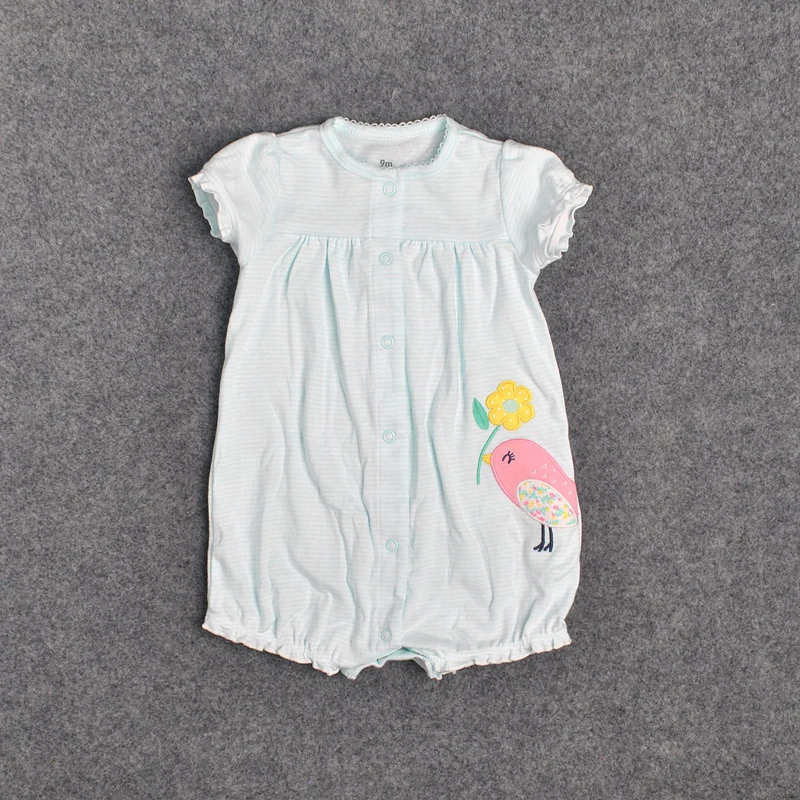 

2018 Baby Rompers Summer Baby Girl Clothes Cartoon Newborn Baby Clothes Infant Jumpsuits Baby Girl Clothing Set 0-24M