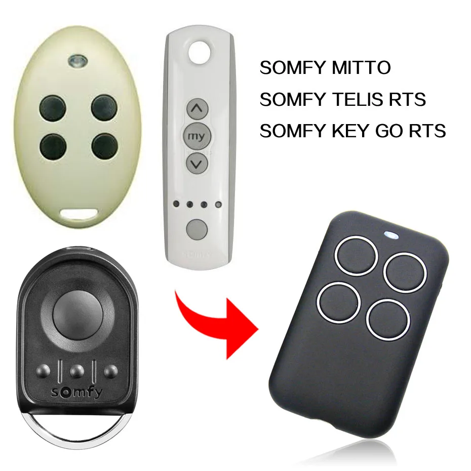Somfy Mitto Telis Rts Key Go Rts Remote Control Gate Remote