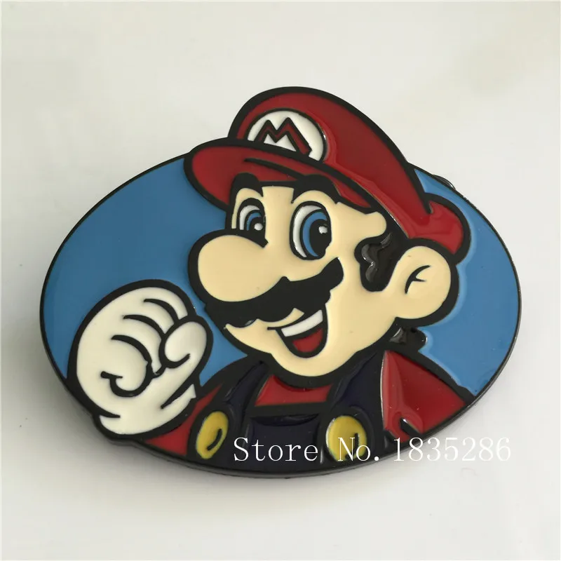 Super Mario super game from nitendo Belt Buckle With Metal Men's
