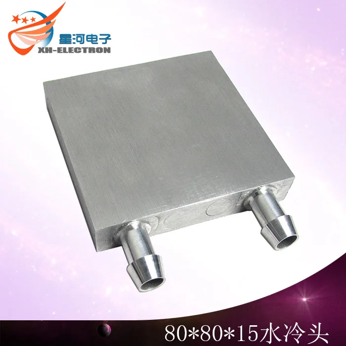 

Water cooling head 80*160*15mm cooling plate water-cooling head double plane drawing process M type industrial water board