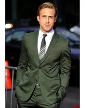 Slim Tailored Dark Olive Green Suit