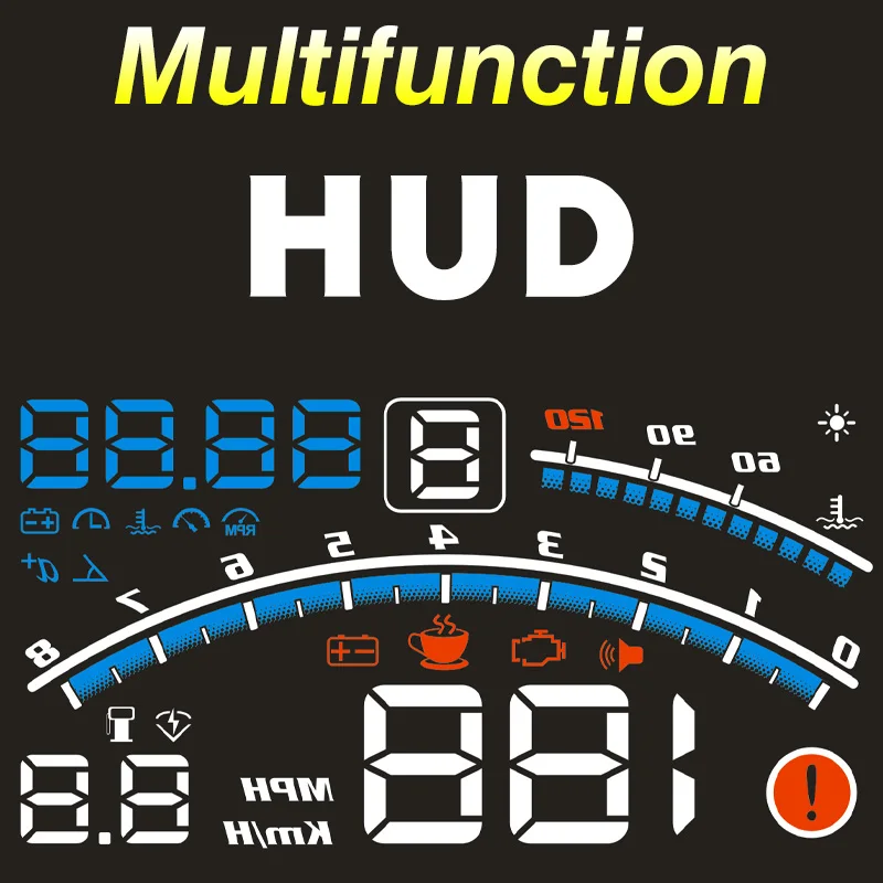 4E 5," автомобиль OBD2 II EUOBD HUD Дисплей превышение скорости Предупреждение Системы проектор лобовое стекло авто электронный автомобильный