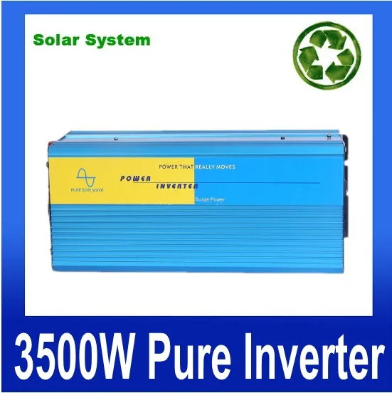 

3500w DC to AC Power Inverter 12V 220V, Car Inverter, Pure Sine Wave Power Inverter Peak Power 7000W