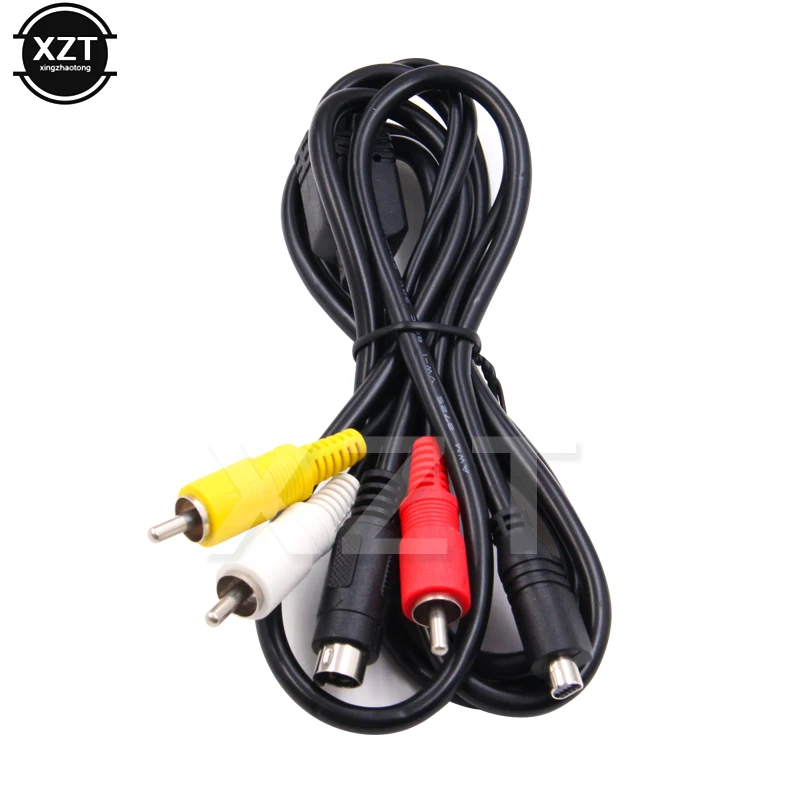 

High Quality Lead AV Cable 10-Pin DVI DV Connector to 3 RCA S-Video for Sony Handycam Camcorder Digital Camera VMC-15FS A/V