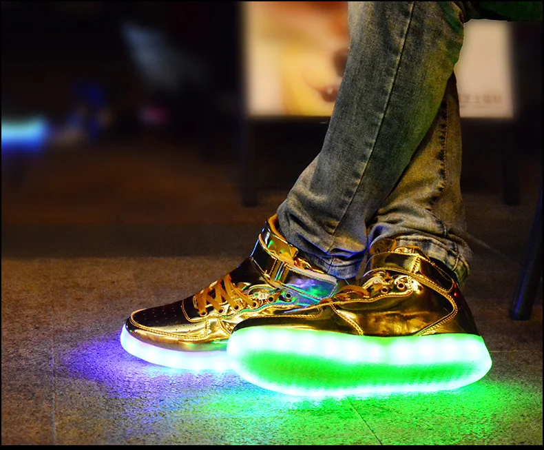 2017 New Arrive Led Lighting Shoes Usb Charging Several Colors 2017 New Arrive Led Lighting Shoes Usb Charging Several Colors Changed Hight Top Quality Lover S In Men Casual From On Aliexpress