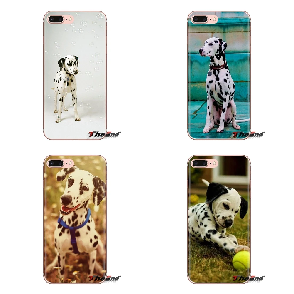 For Xiaomi Mi3 Samsung A10 A30 A40 A50 A60 A70 Galaxy S2 Note 2 Grand Core Prime Baby Dalmatian puppies Dog Silicone Shell Cover |