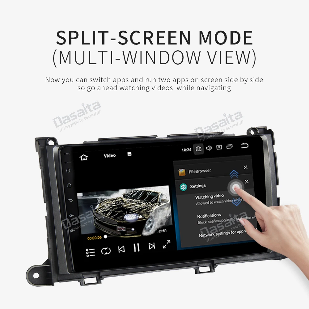Best Dasaita 9" Car Multimedia System Android 9.0 for Toyota Sienna XL30 2010 2011 2012 2013 2014 4G 32G Octa core TDA7850 50W 3 Best Dasaita 9" Car Multimedia System Android 9.0 for Toyota Sienna XL30 2010 2011 2012 2013 2014 4G 32G Octa core TDA7850 50W 3