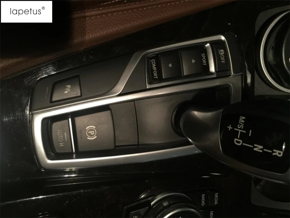 Lapetus аксессуары для BMW 5 серии F10 2011-2016X3 F25 X4 F26 2012- матовый киоск коробка переключения передач литьевая крышка комплект отделка
