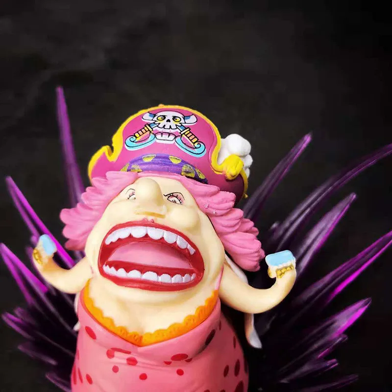 Anime One Piece Charlotte Linlin PVC Action Figure Toys Angry Big Mom Figuras Dolls Brinquedos Gift 8cm (1)