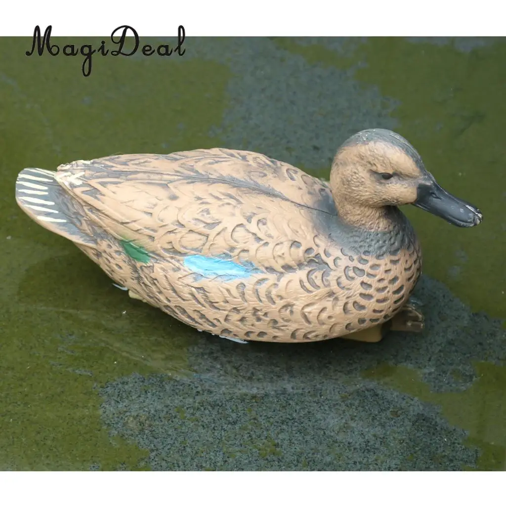 28/29/31/35/37cm Drake Duck Floating Decoy Scarer Weed Pest Control Repeller Ornament for Hunting Shooting Garden Decoration