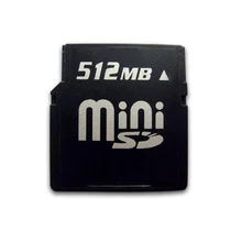 512 МБ карты Памяти Mini SD Адаптер Карты 512 МБ MiniSD С Случае Бесплатно Карты
