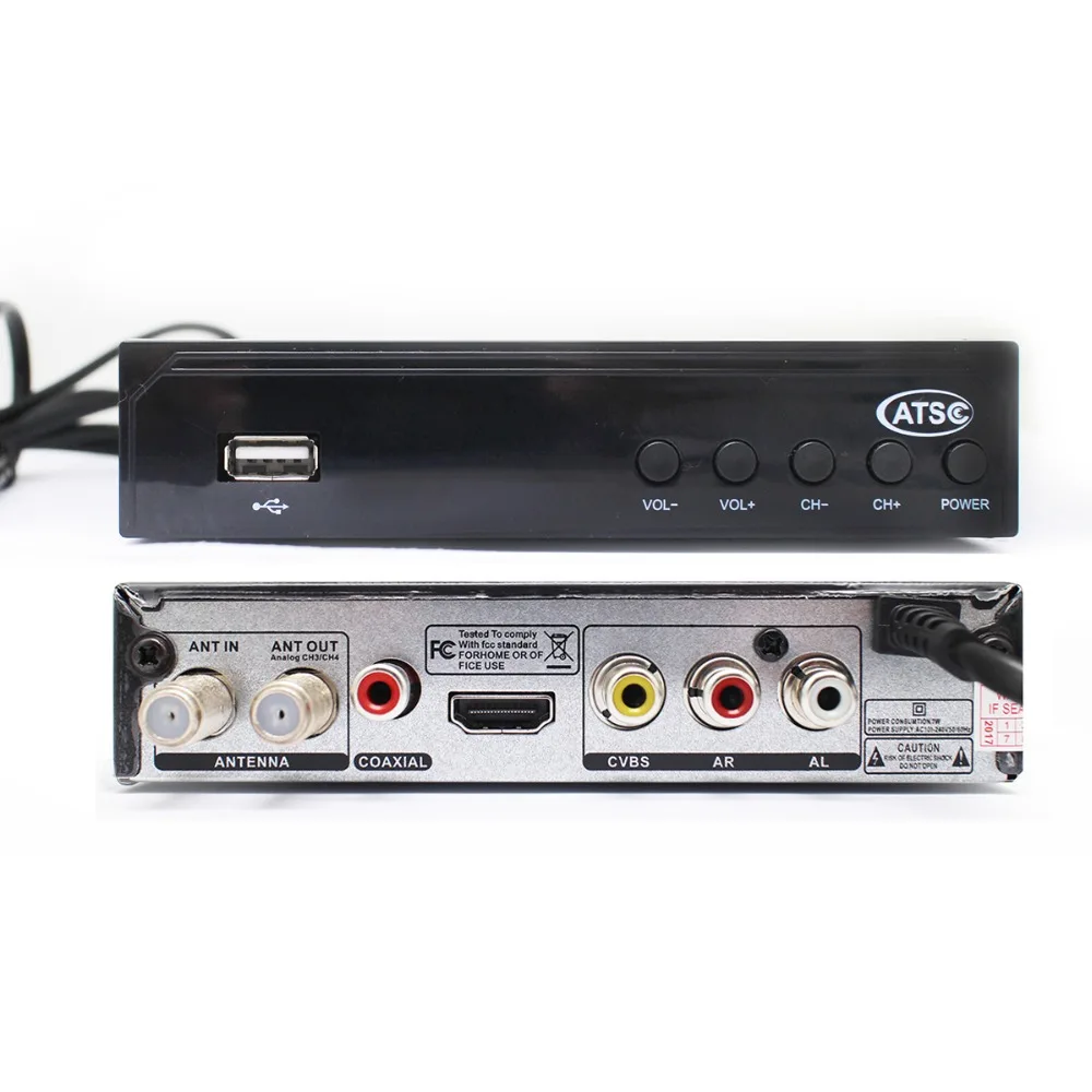 DVB ATSC High Definition TV set-top box ATSC TV Box Terrestrial Receiver HD Digital Support PVR supply the United States Canada