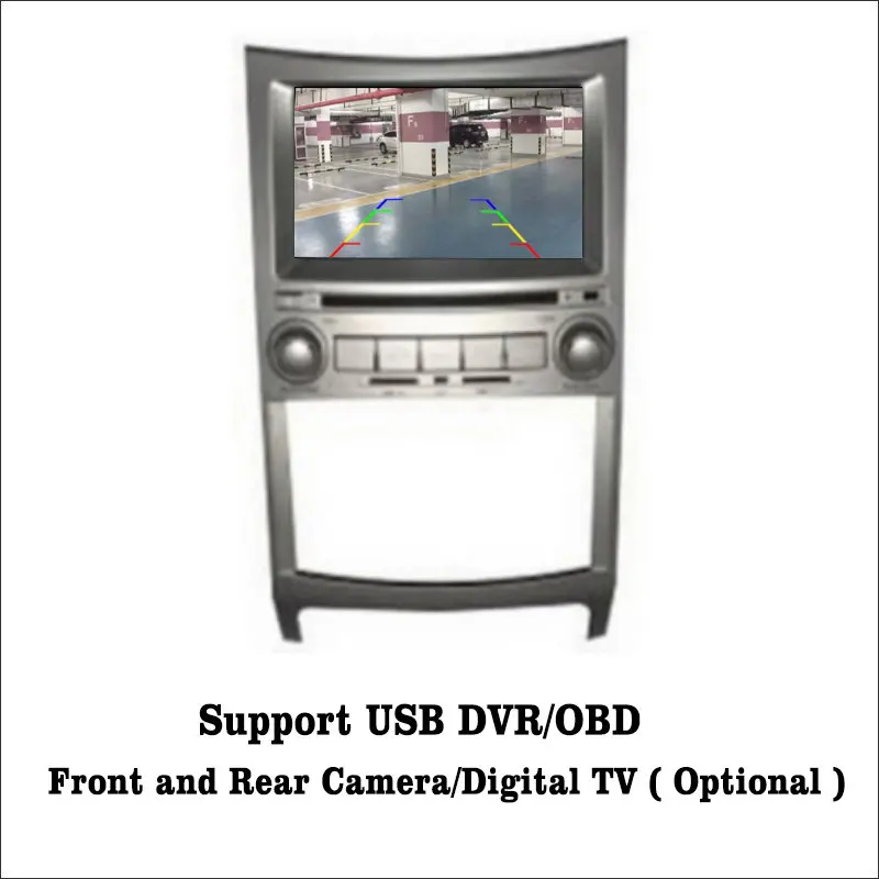 Sale Android 7.1 2G RAM For Hyundai Veracruz/iX55 Car Radio Audio Video Multimedia DVD Player WIFI DVR GPS Navi Navigation 4