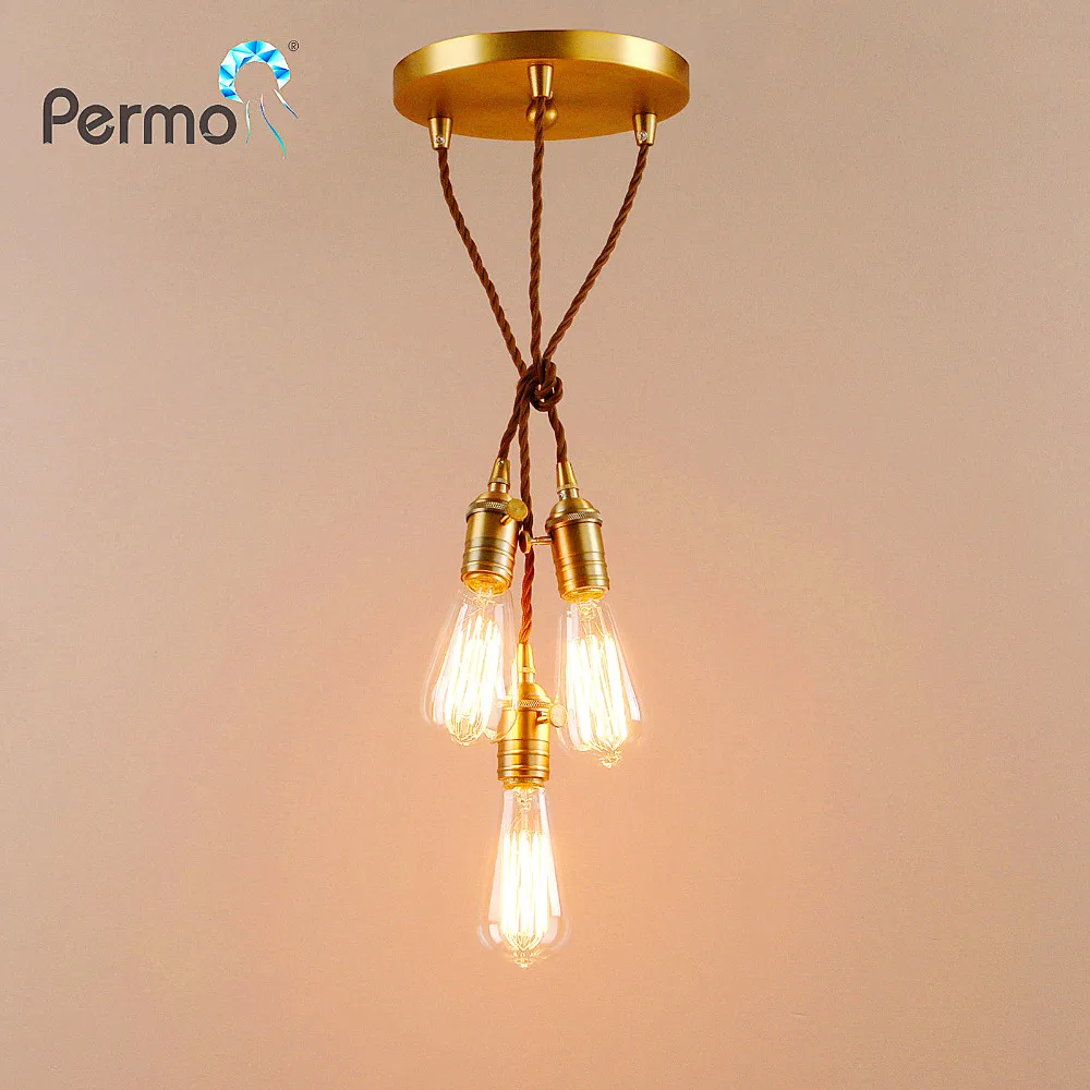 

Permo Vintage Pendant Lights Loft Industrial Pendant Ceiling Lamps Modern Hanglamp Luminaire Indoor Living Room Lights Fixture