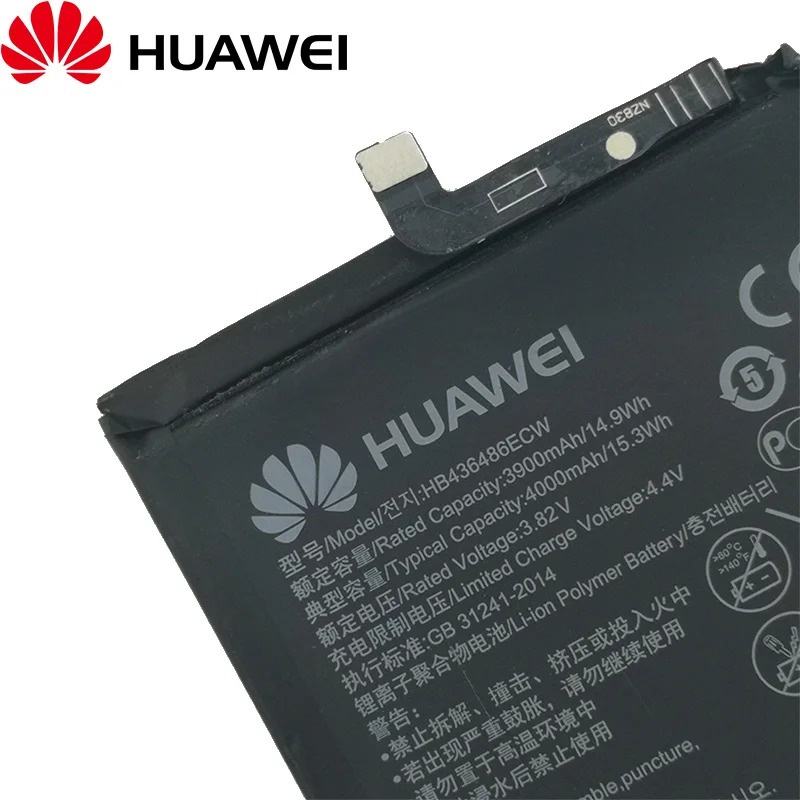 Huawei 4000 мА/ч, HB436486ECW Батарея для huawei mate 10 Lite Nova 2 Plus Nova 2I Honor 9i G10 BAC-AL00 7X Коврики 10 Pro