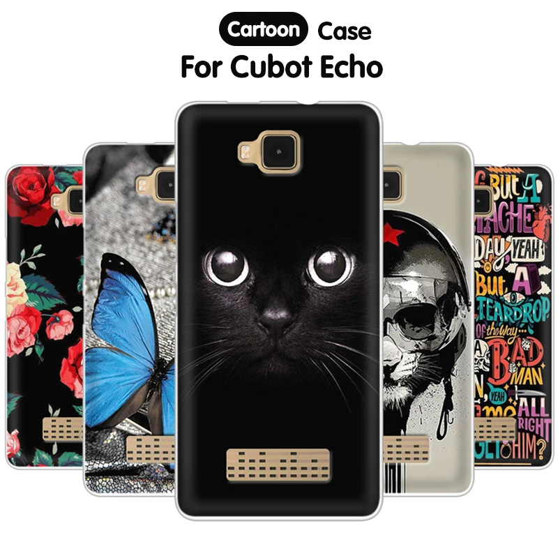EiiMoo Phone Case For Cubot Echo Cover Silicone Luxury Protective 3D Cartoon Soft TPU Back | Мобильные телефоны и