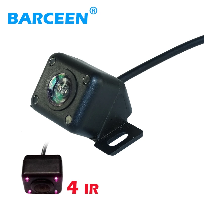 imágenes para HD del revés del coche cámara de 4 IR de visión nocturna resistente al agua para aparcamiento de coches de vídeo monitor de copia de seguridad/frontal vista posterior back sistema imágenes para HD del revés del coche cámara de 4 IR de visión nocturna resistente al agua para aparcamiento de coches de vídeo monitor de copia de seguridad/frontal vista posterior back sistema