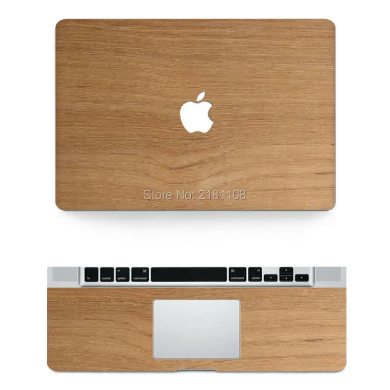 Виниловая наклейка с деревянной текстурой, чехол для ноутбука Apple Macbook Pro Air Mac 1" 13" 15 дюймов/Unibody 13 дюймов для ноутбука