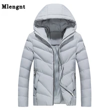 Модная хлопковая Толстая мужская куртка для зимы повседневная классическая теплая зимняя ветровка верхняя одежда парка мешковатый Худи мужское пальто