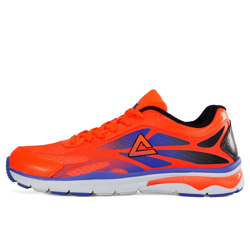 Мужские кроссовки для бега с дышащей подошвой; легкие спортивные кроссовки из силикагеля для фитнеса и тренировок - Цвет: Orange