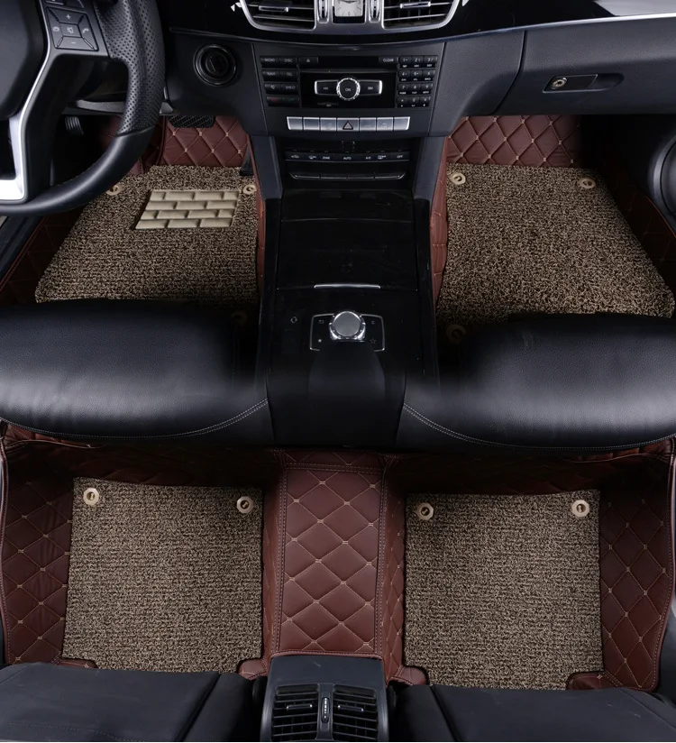 5 Seats Car floor mat Custom fit car floor mats for Audi TT MK2 MK3 3D