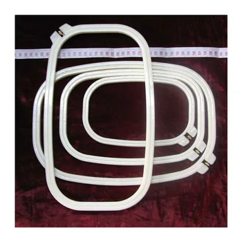 

Wholesale 19*46cm Big Rectangle Embroidery Hoop Nylon Ajustable Hoops Cross Stitch frame Machine Accessories Sewing Tool