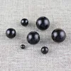 50pcs/lot Natural Round Wood Beads 6 8 10 12 15 18 20mm Pick Size Ebony Beads For Buddhism Decoration Charms DIY Jewelry Making ► Photo 3/3