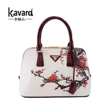 Pequeño Mini Cáscara de la Playa Floral 2016 de la flor bolsa de impresión mujeres de LA PU bolsos de cuero famoso diseñador de marcas de lujo femenina precio del dólar