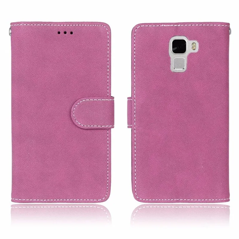 For Huawei Honor 7 Case 5.2 Wallet PU Leather Back Cover Phone Case For Huawei Honor 7 PLK-L01 Case Flip Protective Bag Skin (17)
