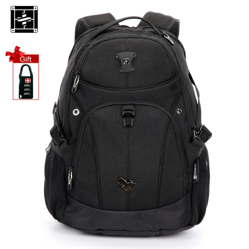 Suissewin Men Swiss Backpack mochilas army backpacks 15.6 Inch