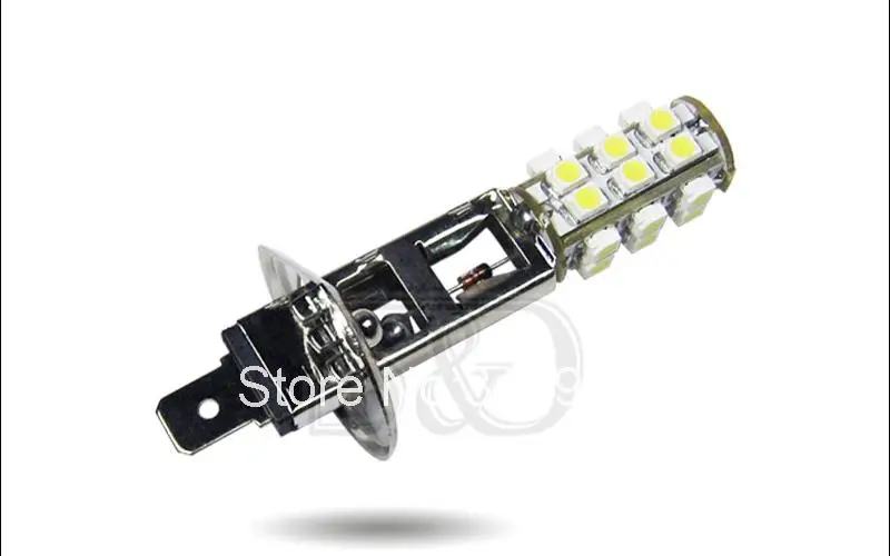 DHL H1 25 SMD белый луч сигнала дальнего света светодиодный лампы авто светодиодный лампы автомобиля светильник источник 12V 6000K головка Противотуманные огни