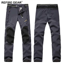 Refire gear зимние треккинговые брюки мужские уличные водонепроницаемые ветрозащитные утепленные брюки походные лыжные штаны для рыбалки