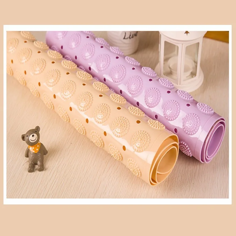 Нескользящие ПВХ Ванная комната коврик с присосками Туалет ковер для отеля домой ковры твердого Кухня Нескользящие ковер best продажи