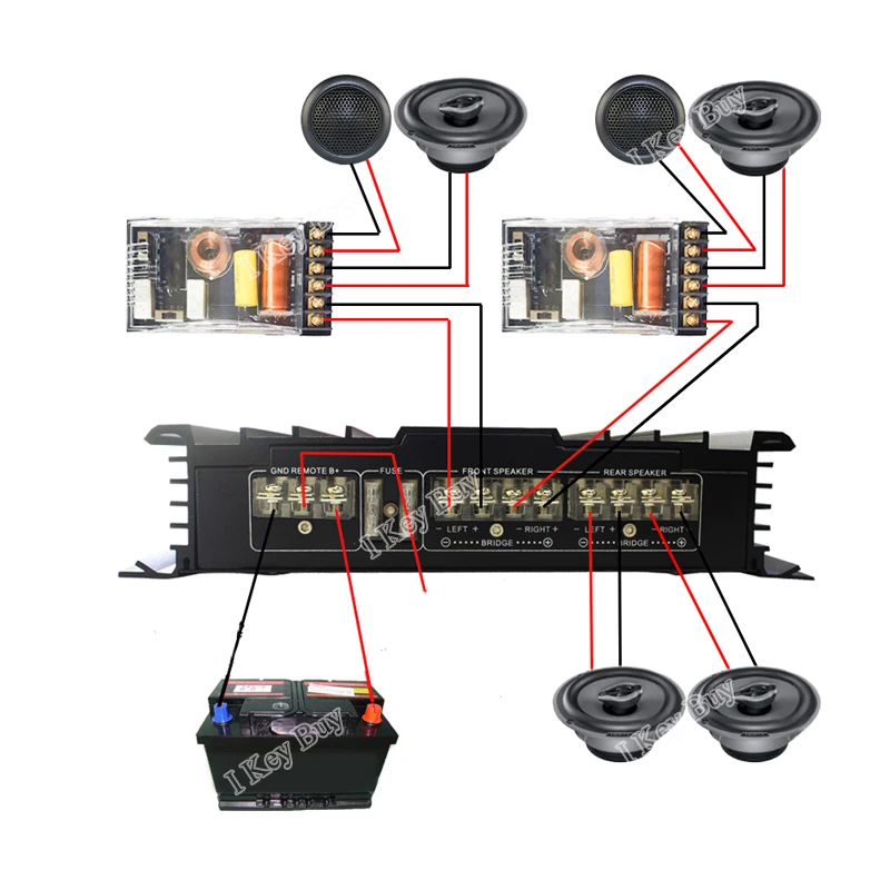 Аудио Mosfet автомобильный усилитель DC 12 V 3800 W 2-16 ohm Стабильный класс A/B автомобильный сабвуфер усилители для домашнего или автомобильного использования