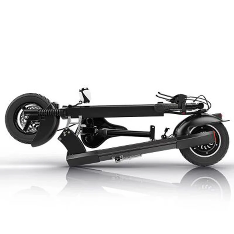 Электрический скутер с сиденьем 10 дюймовый мощный моторный колесо складной