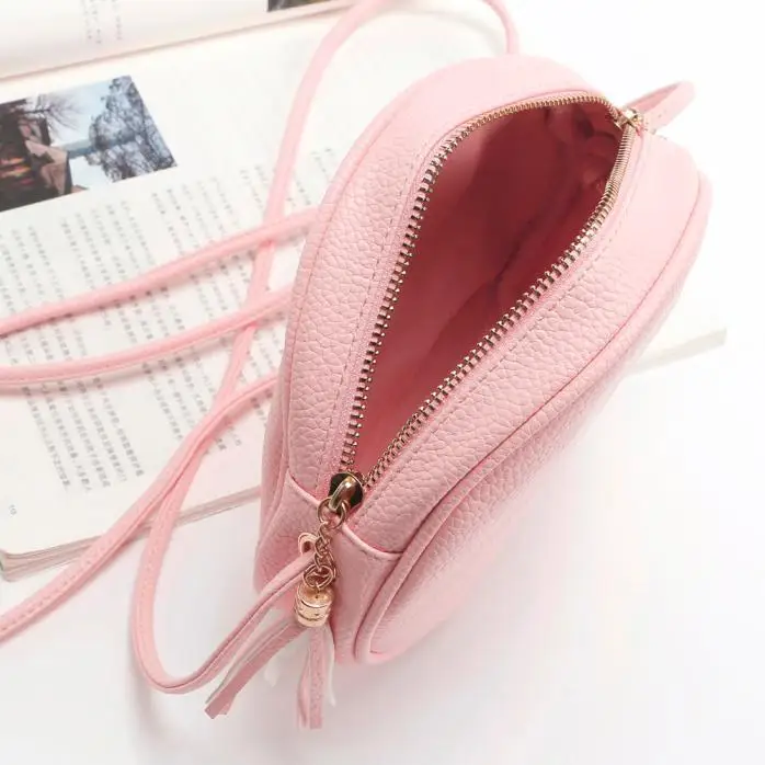 Maison Fabre bag female new Fashion Women Girl Round Leather Handbag Shoulder Messenger Bag July5