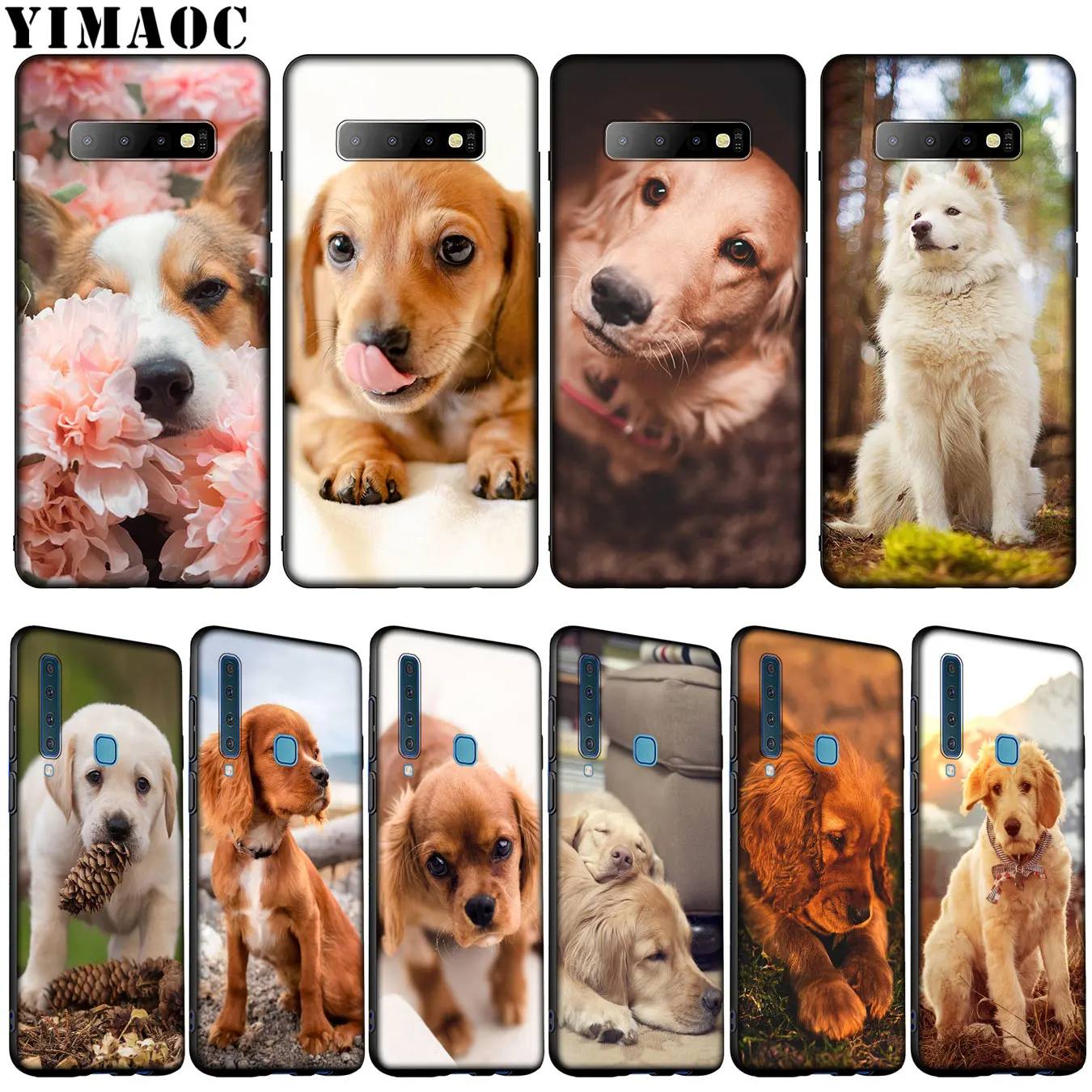 YIMAOC German Shepherd dog Soft Silicone Phone Case for Samsung Galaxy S20 Ultra S10 Lite S9 S8 Plus S6 S7 Edge S10e | Мобильные
