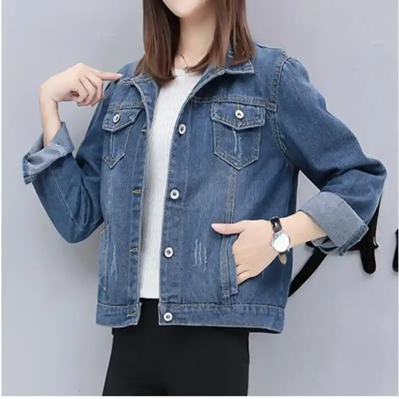 Korean style jeans jacket Clearance
