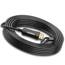 Yuanji HDMI Cable 2.0 Optical Fiber HDMI 4k 60HZ 15M 30M 50M 100M Cable HDMI Support 4K 3D for HDR TV LCD Laptop PS3 Projector