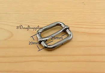 

strap adjuster rectangle sliders Heavy duty gunmetal 25mm 1 inch 10pcs U30