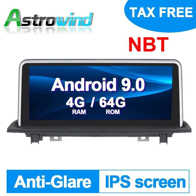 Discount 10.25 inch 8 Core 64G ROM Android 9.0 System Car GPS Navigation Media Stereo Radio For BMW X1 F48 2016 2017 With NBT System 0