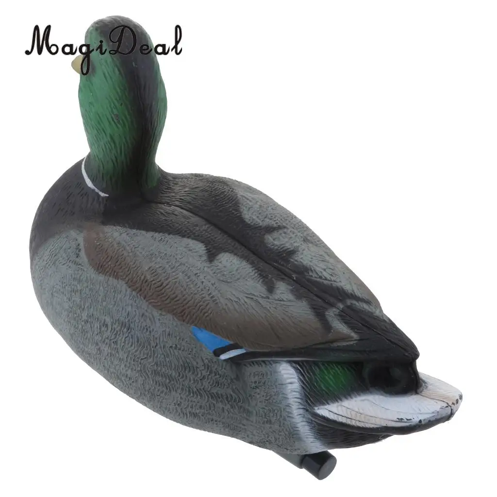28/29/31/35/37cm Drake Duck Floating Decoy Scarer Weed Pest Control Repeller Ornament for Hunting Shooting Garden Decoration
