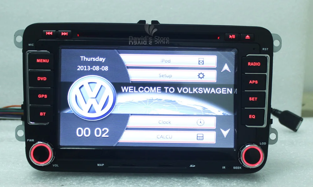 7inchs Car Navigation for Volkswagen with Built-in Canbus 4