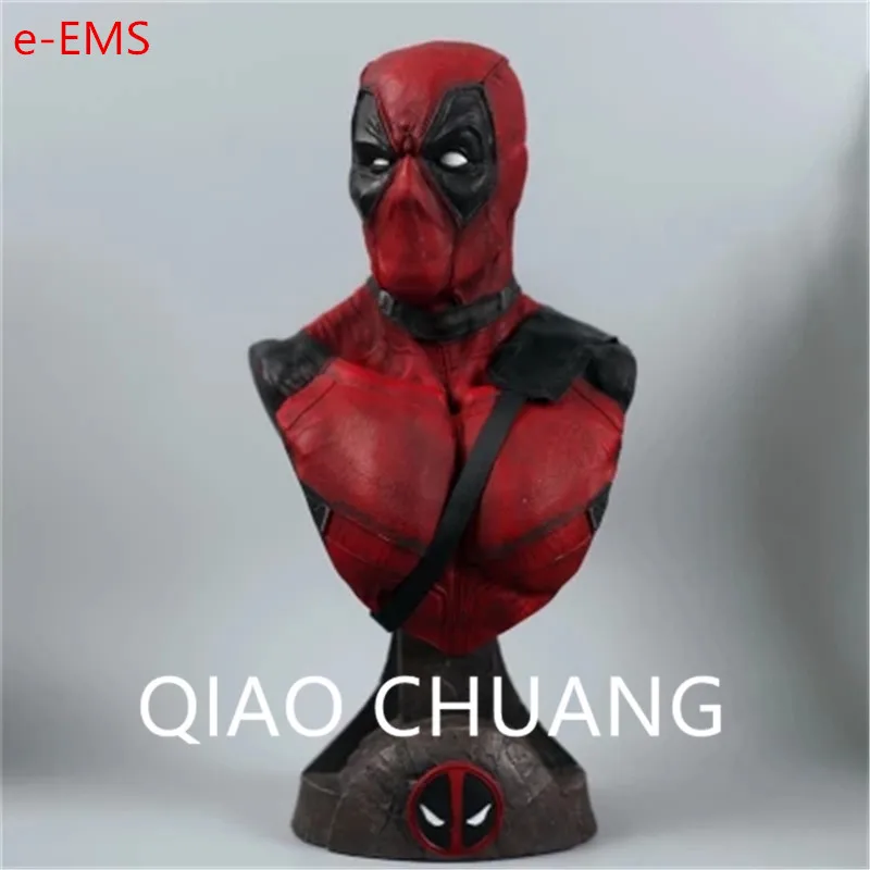 

Cartoon Deadpool Corps Wade Winston Wilson X-Men Deadpool Resin Bust Statue Action Figure Model Giocattolo G1459